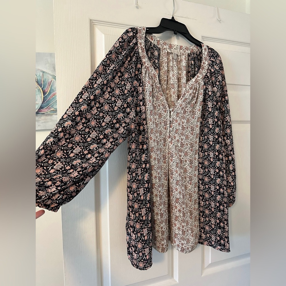 Floral Print Women's Top